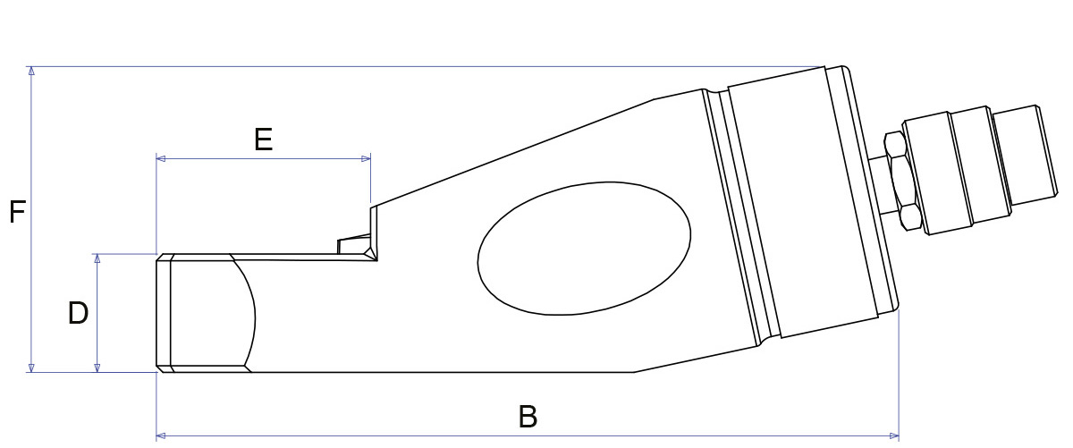 Dụng cụ cắt ốc bằng thủy lực BETEX HNS