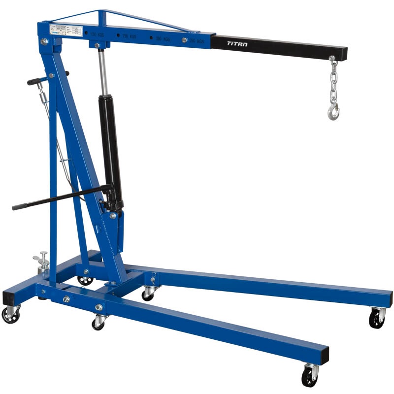 Cẩu móc cơ động FERVI 0063 bằng thủy lực, tải trọng 1 tấn