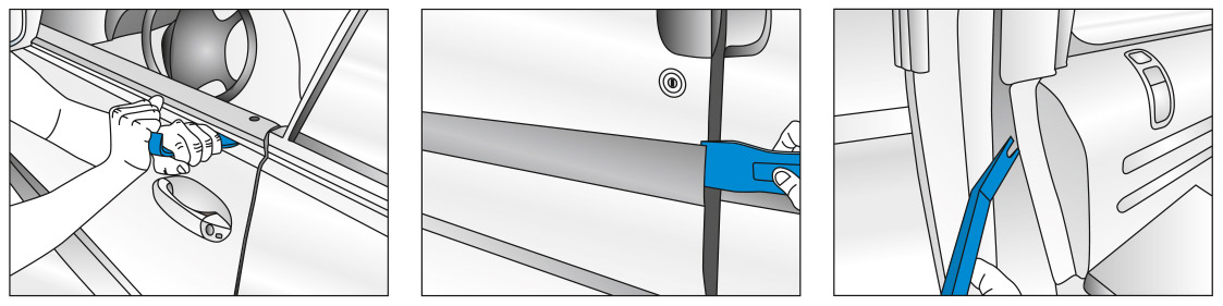 08430004 Cây nêm, chốt dẹt bằng nhựa 210mm, Matador Germany