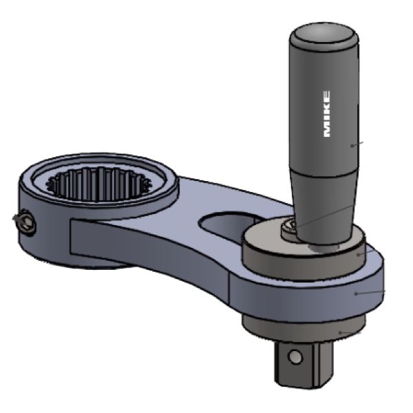 Chân tỳ phản lực cong D41 67–117 mm Alkitronic 11421-6