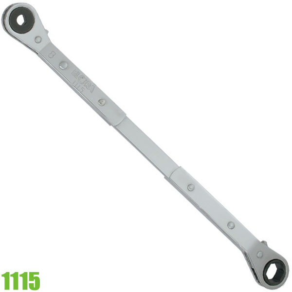 Cờ lê 2 đầu lục giác 8 x 12mm đảo chiều ELORA 1115