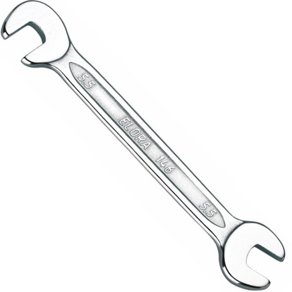 Cờ lê 2 đầu miệng ELORA 146, 1 ngàm ngang Obstruction Wrenches