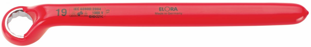 988- cờ lê cách điện 10-32mm 1 đầu vòng 12 cạnh ELORA