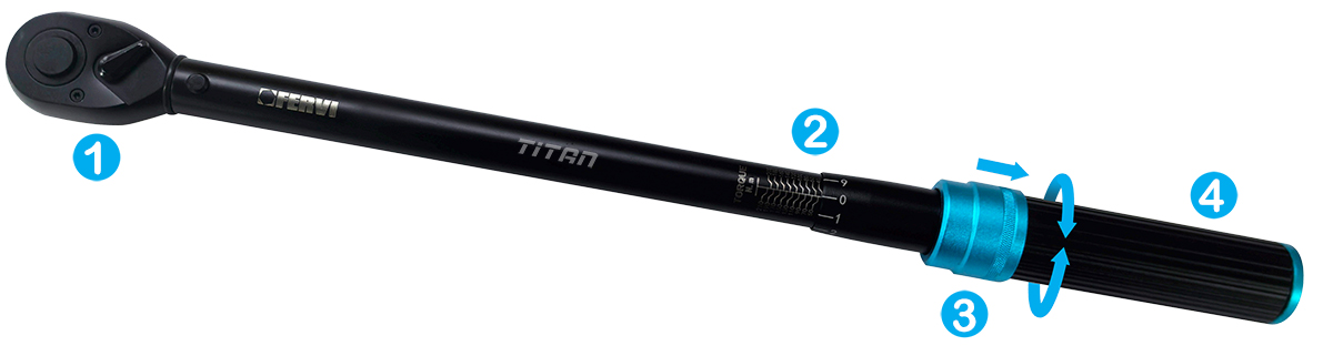 Cờ lê lực FERVI Black Line 0779