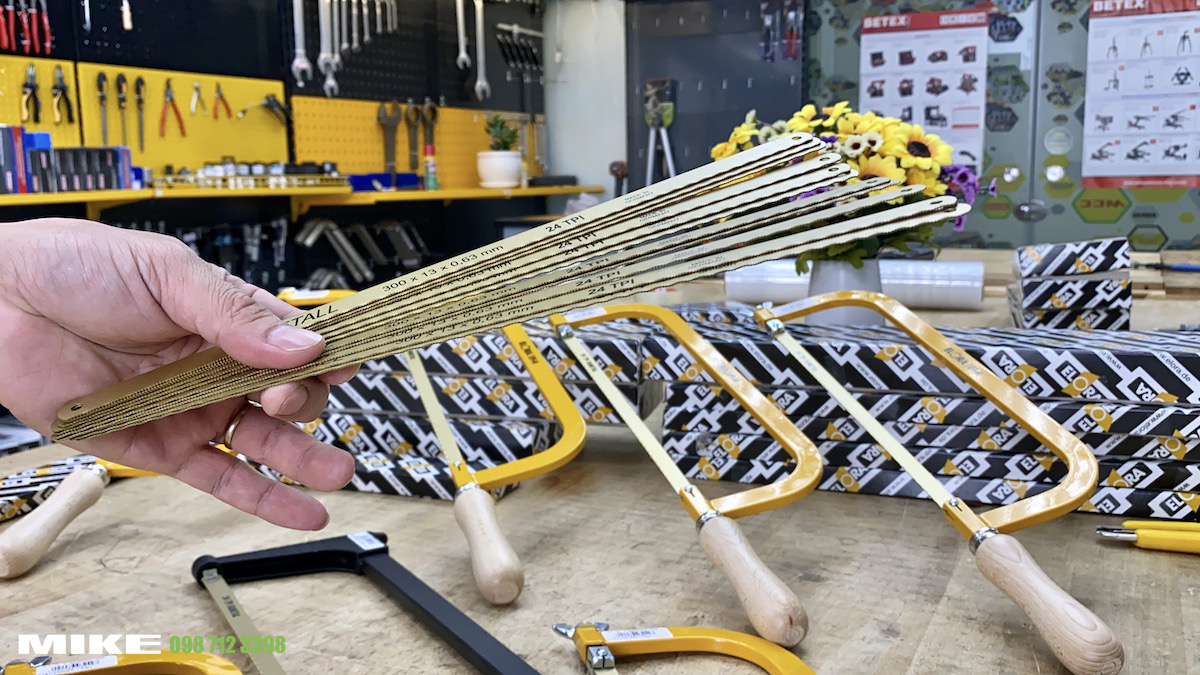 Lưỡi cưa sắt dự phòng bằng thép gió HSS phủ Titan - Elora Germany