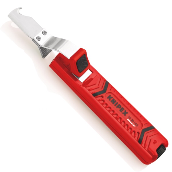 Dao rọc vỏ cáp điện Knipex 16 20 165 SB, cáp tròn Ø 8–28 mm