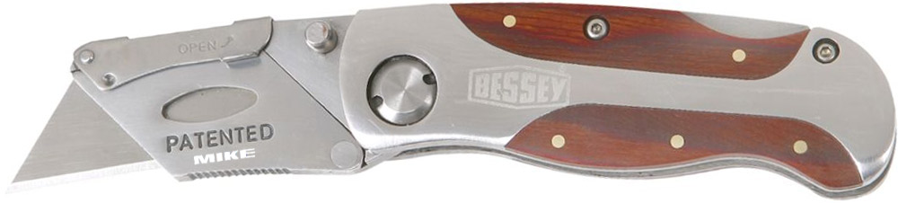 Dao rọc giấy 160mm kiểu cán gỗ BESSEY DBKWH-EU