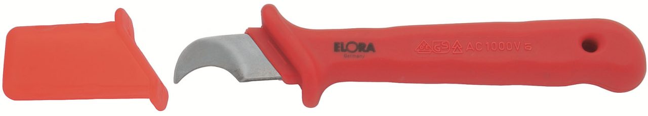 977H dao gọt vỏ cáp cách điện 1000V lưỡi bán nguyệt ELORA Germany