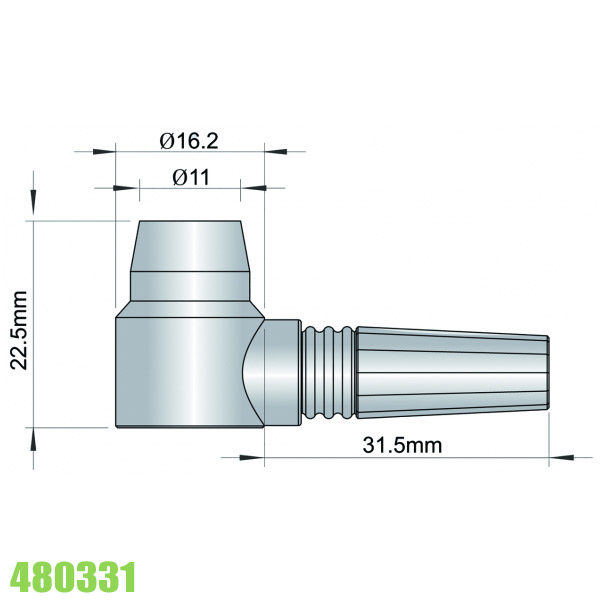 Đầu đo cho máy siêu âm độ dày thang đo 0.8 – 300mm