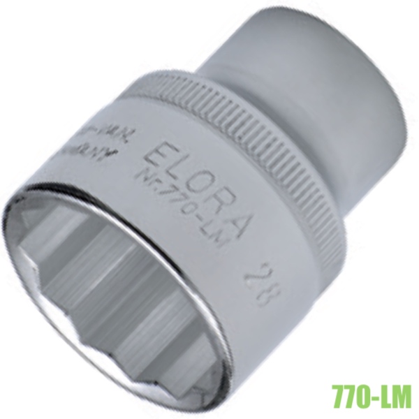 Đầu khẩu 1/2 inch hệ mét ELORA 770-LM
