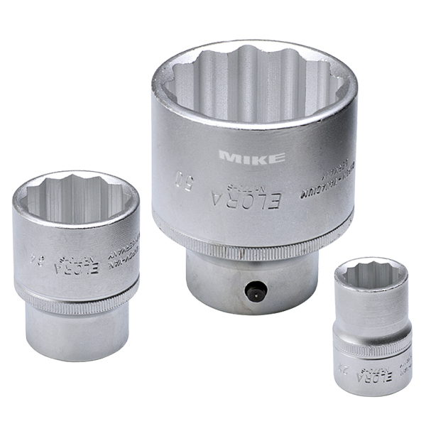 Đầu tuýp ngắn hệ inch ELORA 770-SA, vuông 3/4" loại 12 cạnh