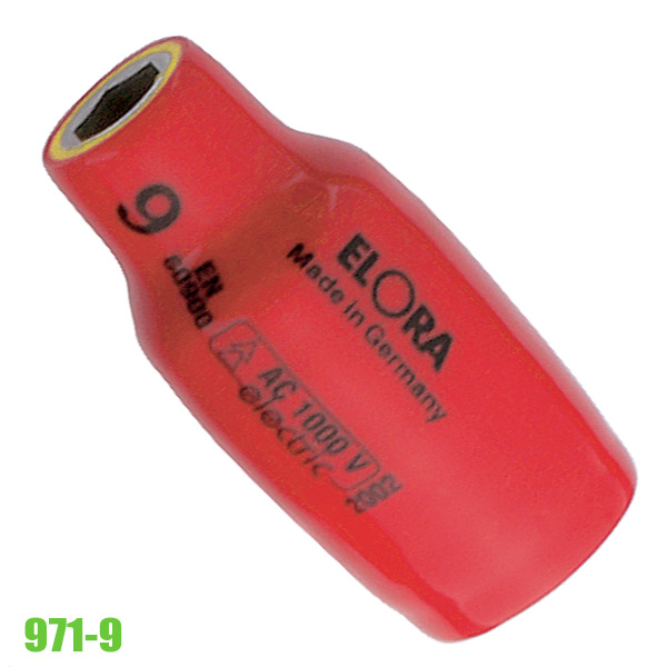 đầu tuýp lục giác cách điện size 9