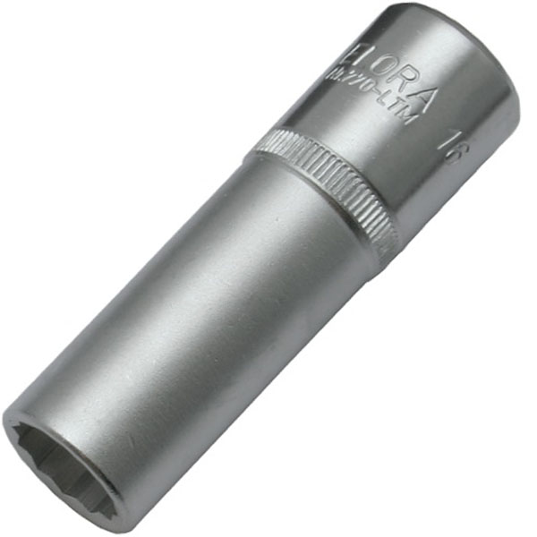 Đầu tuýp 1/2' loại dài ELORA 770-LT, 12 cạnh hệ mét