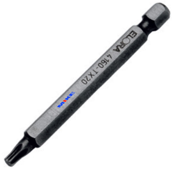 Đầu vít sao ELORA 4160-TX, từ TX10-TX40, chuôi lục lăng 1/4 inch