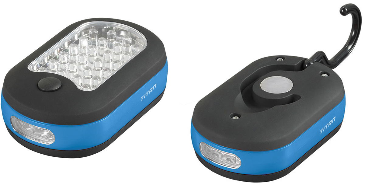 Đèn LED bỏ túi FERVI 0291 có nam châm và móc treo sau lưng