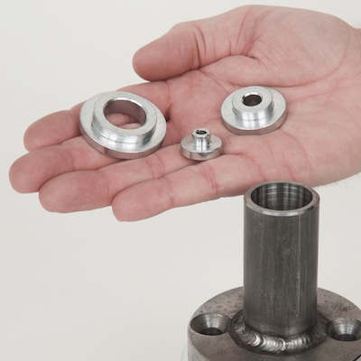 bộ gồm 3 đĩa có đường kính khác nhau