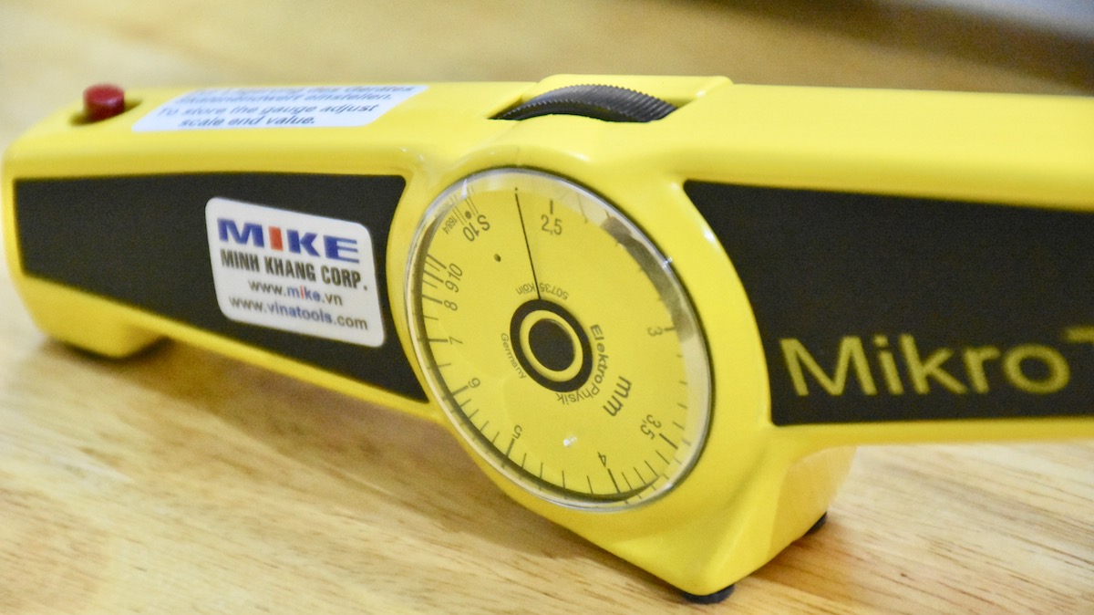Coating thickness measurement Mikrotest