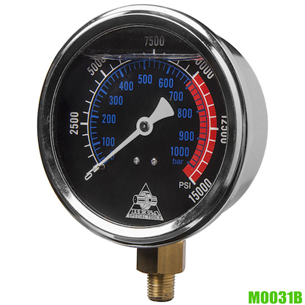Đồng hồ áp suất dầu thủy lực BETEX M0031B, dung sai ± 1.6%