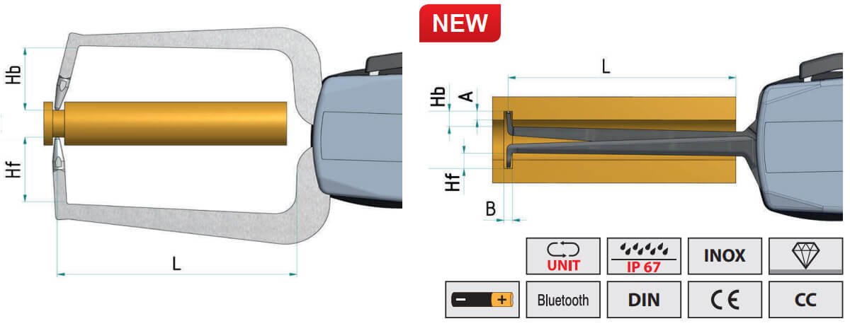 đồng hồ kiểm tra nhanh khe hở độ dày