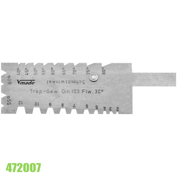 Thước đo góc cơ khí 472013, từ 30-160 độ, thép cứng