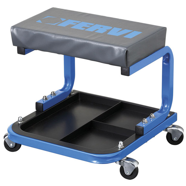 Ghế ngồi sữa chữa ô tô FERVI 0645/S có bánh xe di chuyển