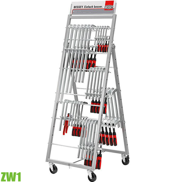 Kệ treo kẹp gỗ ZW1, dụng cụ ngành mộc 34 chi tiết Bessey