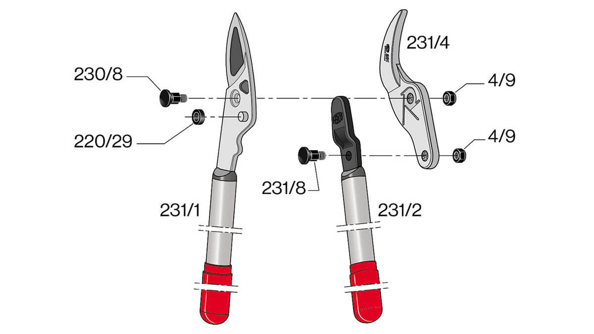 kéo cắt cành to felco 231