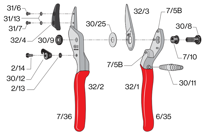 Kéo cắt cành FELCO 32