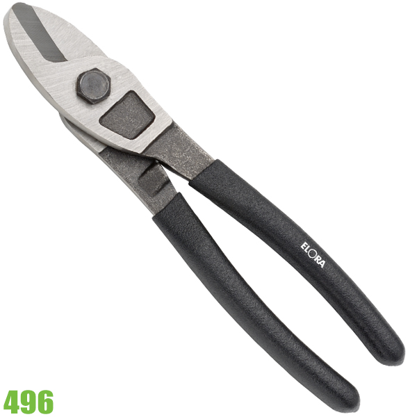 Kéo cắt cáp đầu tròn dài 210mm ELORA 496, cho thiết diện dây tối đa 16mm2