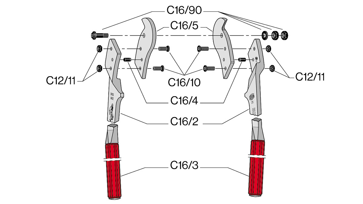 kéo cắt cáp felco c16
