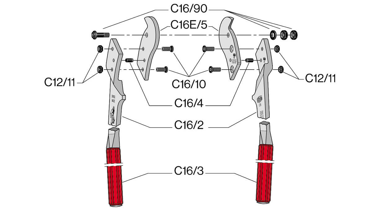 phụ tùng thay thế felco c16e