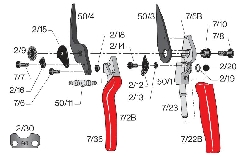 Kéo cắt cành FELCO 50