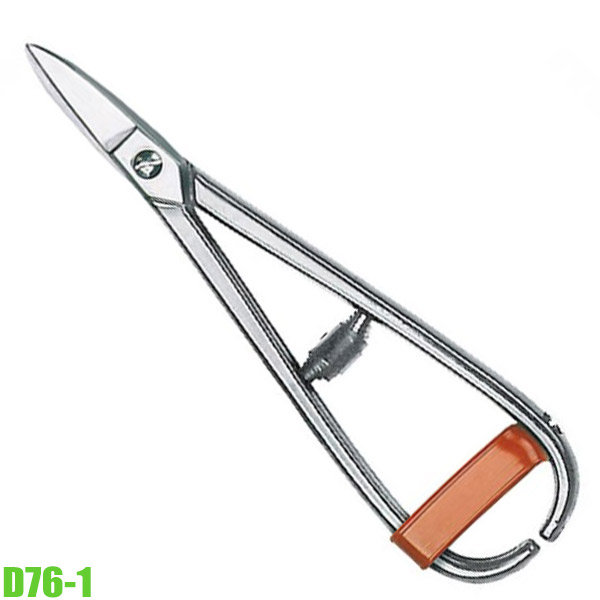 Kéo cắt tỉa nữ trang mũi thẳng BESSEY D76-1, mạ niken