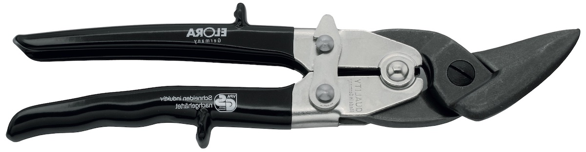 Kéo cắt tôn dày 1.8mm hướng đi thẳng bo cua sang phải Elora 484R