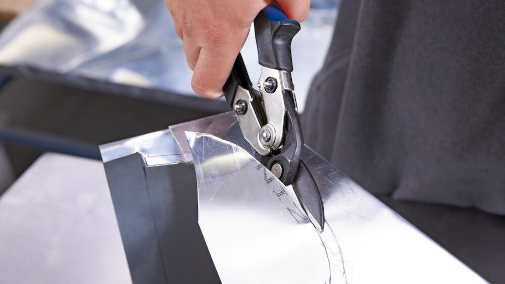 Kéo cắt tôn BESSEY D27, tấm thép hành trình ngắn, cắt bấm