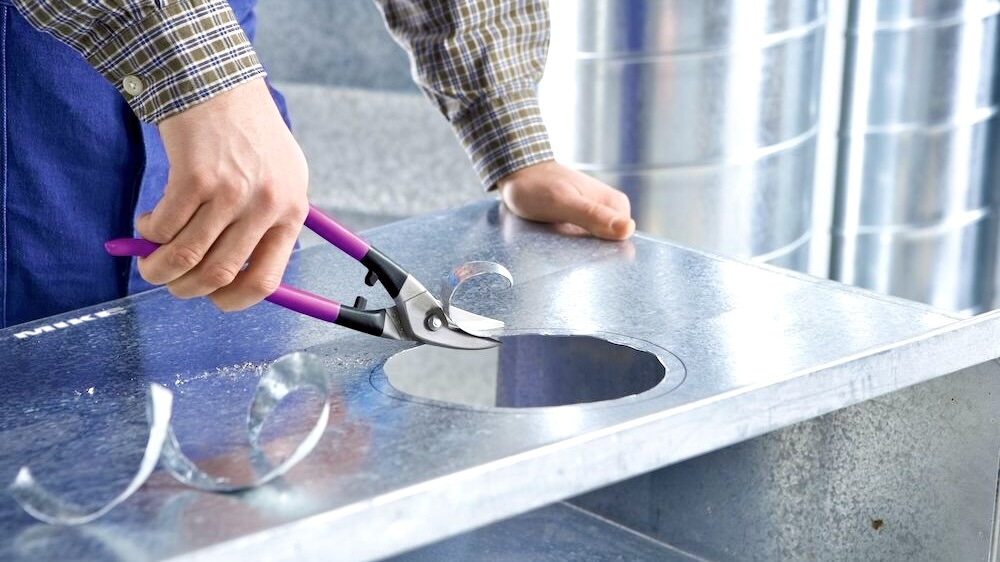 Kéo cắt tôn có lưỡi bằng thép gió HSS - BESSEY D407