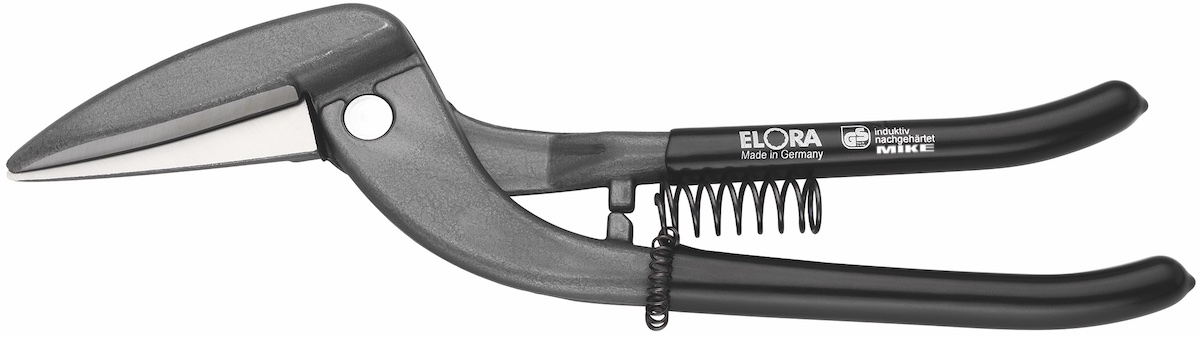 Kéo cắt tôn mỏ bồ nông, hướng thẳng, bo cua sang phải Elora 487R