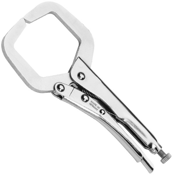 Kẹp chữ C bấm chết ELORA 507-165/165S, ngàm rộng 0 – 50mm