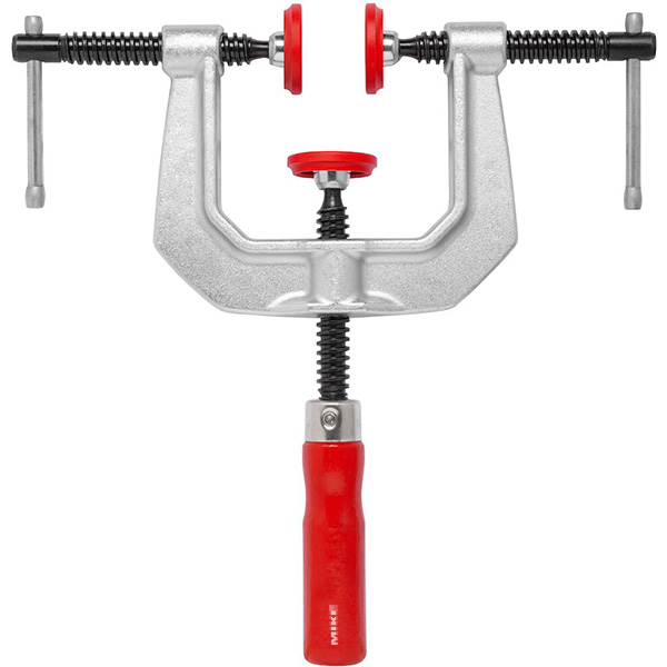 Cảo chữ C kẹp cạnh BESSEY KT8, có 3 điểm giữ phôi khi hàn