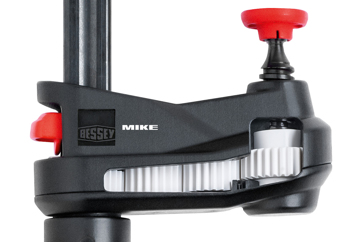 GK kẹp gỗ chữ F kiểu bánh răng BESEEY, cảo chữ F