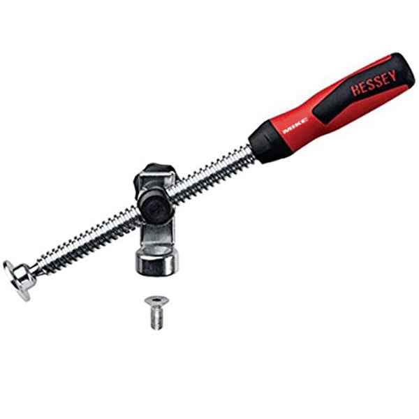 Kẹp phôi BESSEY TW28AV, thanh kim loại trên bàn hàn