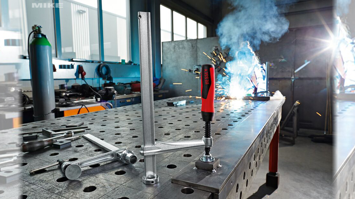 Kẹp phôi bàn hàn BESSEY TW-2K có lực kẹp 3000 đến 5000N