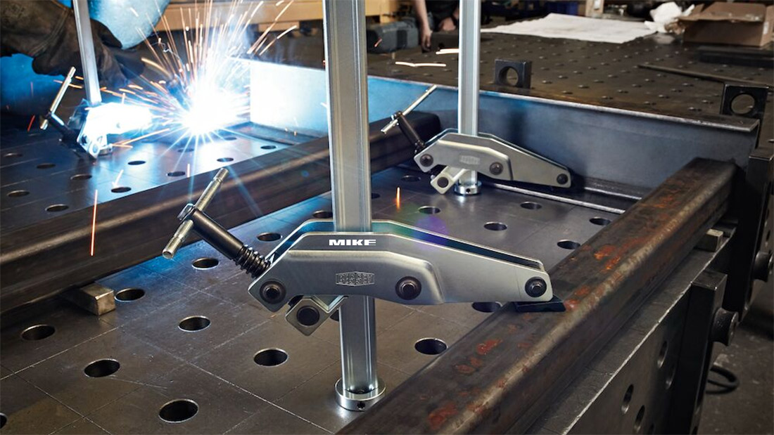 Kẹp phôi bàn hàn TW28GRS30-12 ở vị trí hẹp, Bessey Germany