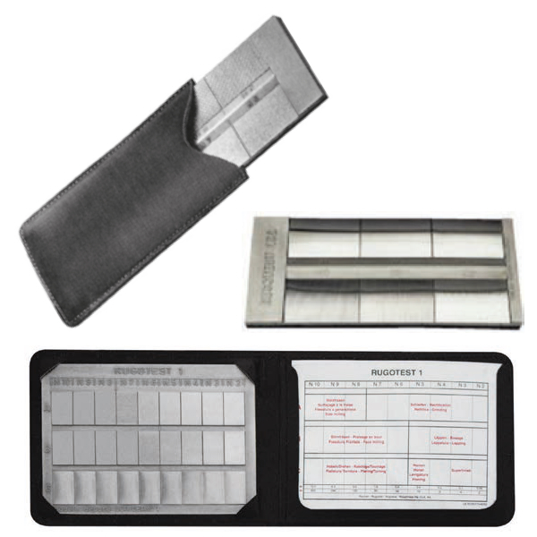 Bộ mẫu so sánh độ nhám Rugotest, Đánh giá bề mặt gia công