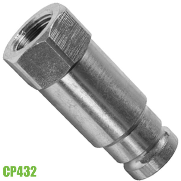 CP432 Khớp nối nhanh đực không rỉ dầu, kiểu ren 3/8 inch