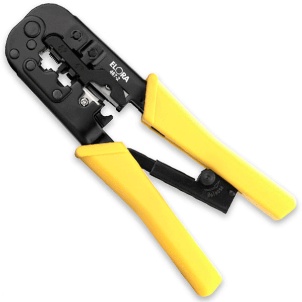 Kìm bấm đầu dây đa năng ELORA 467, dây mạng LAN, điện thoại, cáp.