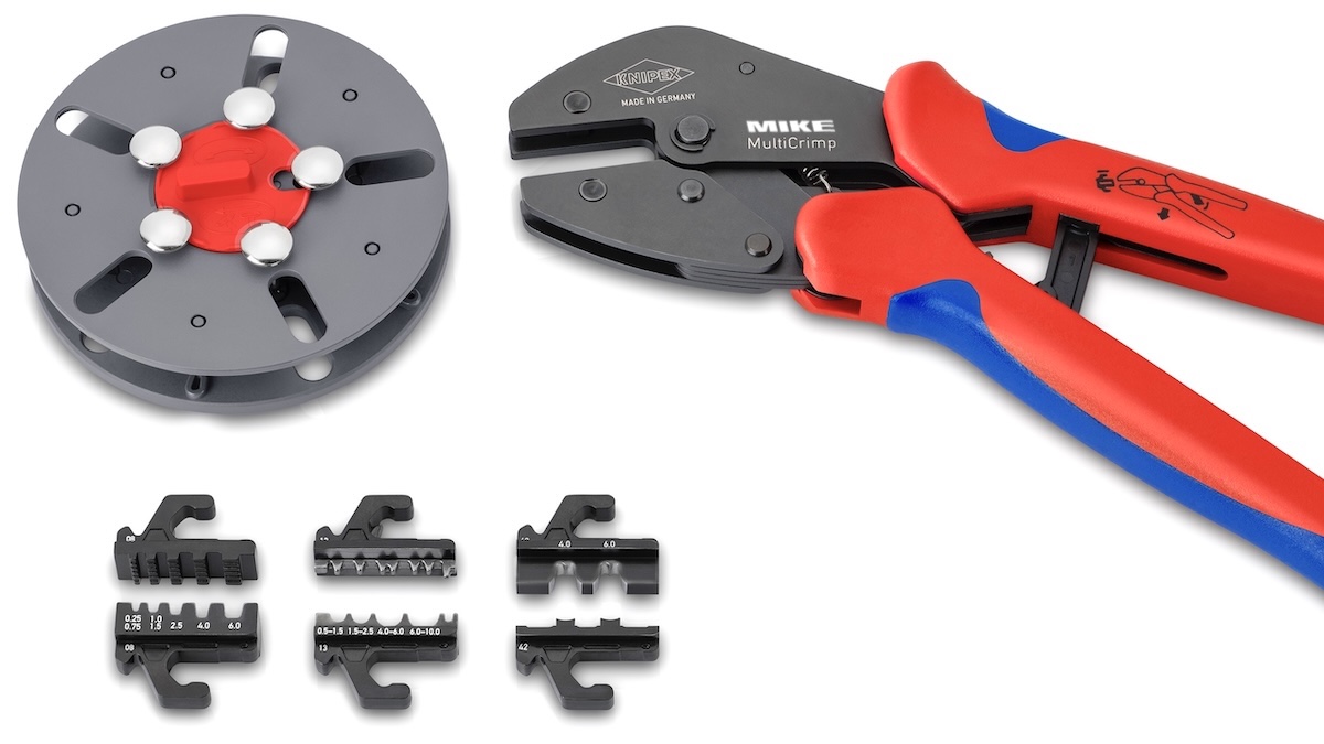 Kìm bấm cos đa năng Knipex 97 33 03. Một kìm xử lý trọn bộ đấu nối điện mặt trời