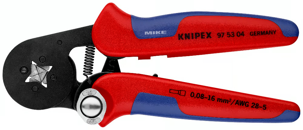 Kìm bấm cos Knipex 97 53 04 – Bấm cos vuông từ 0,08 - 16 mm²