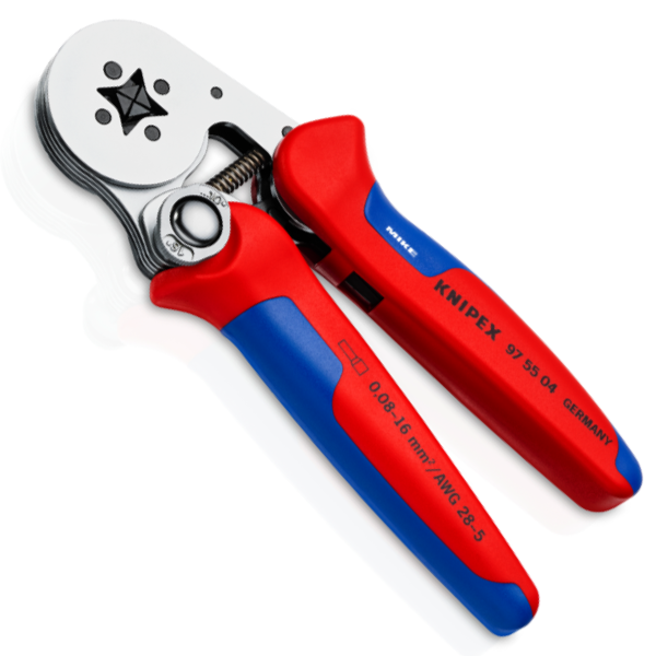 Kìm bấm cos tự điều chỉnh Knipex 97 55 04 đến 16 mm², ép vuông