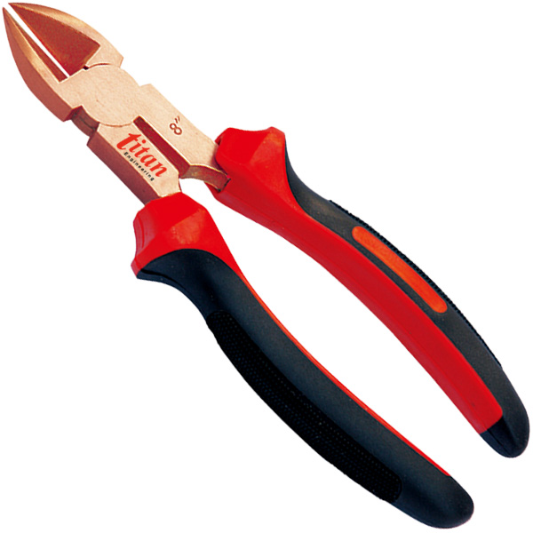 Kìm cắt cạnh T248CB, cán nhựa đúc, Cu-Be chống cháy nổ